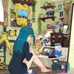 This is a pixiv picture whose title is ナヒアちゃんの部屋.