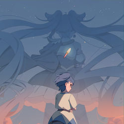 This is a pixiv picture whose title is さよならヒーローガール.
