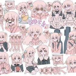 This is a pixiv picture whose title is Bocchi day!!.