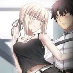 This is a pixiv picture whose title is 🖤😫.