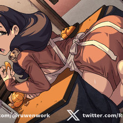 This is a pixiv picture whose title is 2024懶妹02.