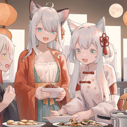 This is a pixiv picture whose title is 新春スペシャル旧正月.