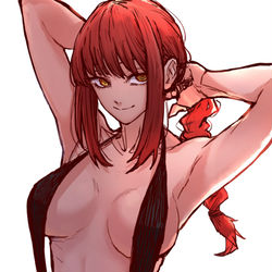 This is a pixiv picture whose title is スリングショット　マキマ.