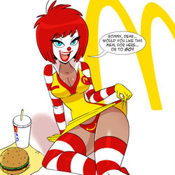 This is a pixiv picture whose title is Did Somebody Say McDonald's.