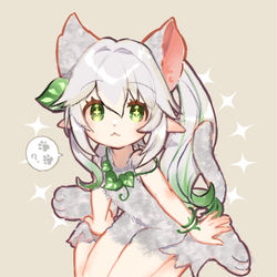 This is a pixiv picture whose title is 猫の日.