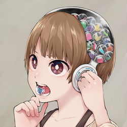 This is a pixiv picture whose title is なにがでるかな？.