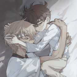 This is a pixiv picture whose title is 安コ降新詰め.