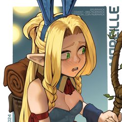 This is a pixiv picture whose title is BUNNY MARCI.