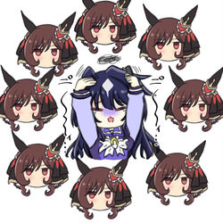 This is a pixiv picture whose title is 頑張れ❗️長女ヴィルシーナ❗️❗️.