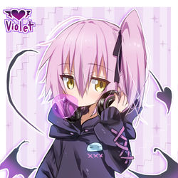 This is a pixiv picture whose title is 性癖詰めヴィオレ様😈🎧.