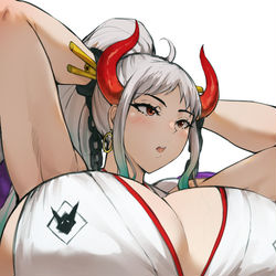 This is a pixiv picture whose title is Yamato.