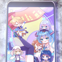 This is a pixiv picture whose title is 君のセカイへ.