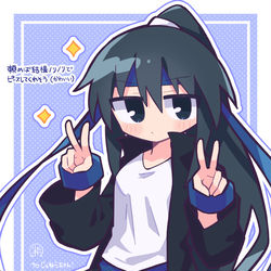 This is a pixiv picture whose title is ✌️.