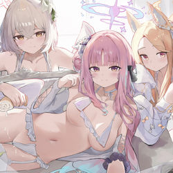 This is a pixiv picture whose title is tea party.