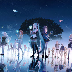 This is a pixiv picture whose title is 想いが育てた夢.