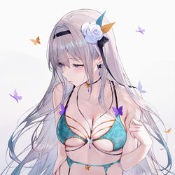 This is a pixiv picture whose title is ホタルの下着.