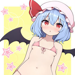 This is a pixiv picture whose title is マイクロ水着レミリア.