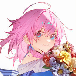 This is a pixiv picture whose title is 花.