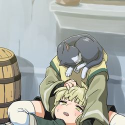 This is a pixiv picture whose title is そろそろどいてくれない？.