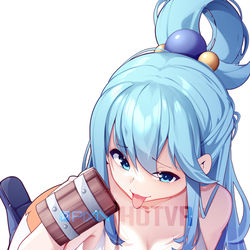 This is a pixiv picture whose title is Aqua hooters.