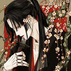 This is a pixiv picture whose title is 古戦場.