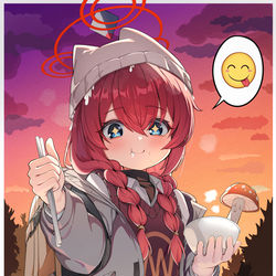 This is a pixiv picture whose title is 【ブルアカ】 マキ.