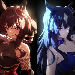 This is a pixiv picture whose title is ジェンティルドンナ┃ヴィルシーナ.