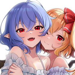 This is a pixiv picture whose title is イチャイチャレミフラ.