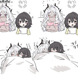 This is a pixiv picture whose title is 眠い~.