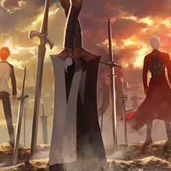 This is a pixiv picture whose title is UBW.