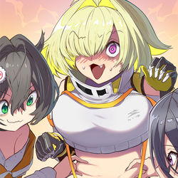 This is a pixiv picture whose title is つままれエレグ（NIKKE）.