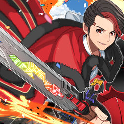 This is a pixiv picture whose title is 「俺様が世界を支配する！」.