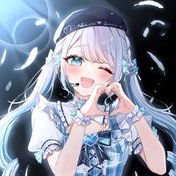 This is a pixiv picture whose title is 🫶.