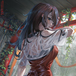 This is a pixiv picture whose title is 【リクエスト】不来方夕莉.