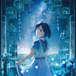 This is a pixiv picture whose title is Luminous Blue.