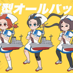 This is a pixiv picture whose title is 丁型オールバック.