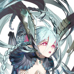 This is a pixiv picture whose title is 毅き仔よ、創世の理に抗え.