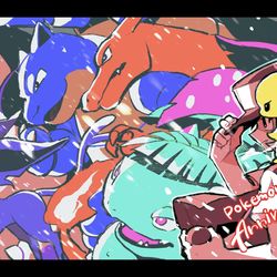 This is a pixiv picture whose title is ポケモン28周年!!!!!!.