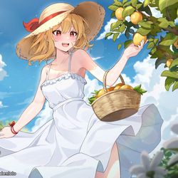 This is a pixiv picture whose title is カエラ・サマードレス.