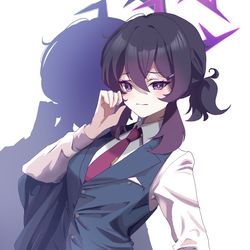 This is a pixiv picture whose title is 44. 伊草ハルカ(スーツ).