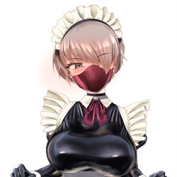 This is a pixiv picture whose title is ラバーメイドちゃん.