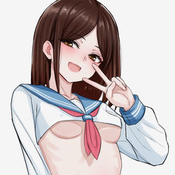 This is a pixiv picture whose title is 変な服.