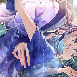 This is a pixiv picture whose title is 狩.