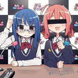 This is a pixiv picture whose title is 匿名ラジオ.