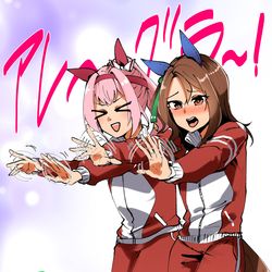 This is a pixiv picture whose title is 花粉症とんでけビーム.
