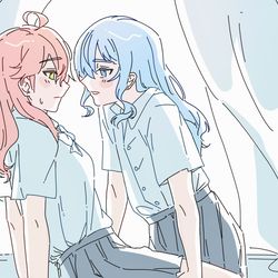 This is a pixiv picture whose title is ☄️🌸学paro.