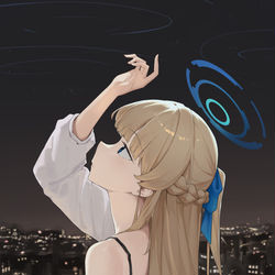 This is a pixiv picture whose title is 夜の時 トキ.