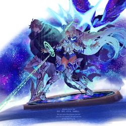 This is a pixiv picture whose title is アンドロメダとペルセウス.