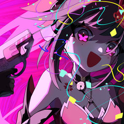 This is a pixiv picture whose title is イカレロシアンルーレット好き.