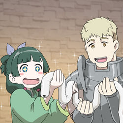 This is a pixiv picture whose title is 薬屋のダンジョン.